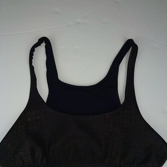 KORAL Swim Top Black Gold Metallic S - Picture 10 of 15